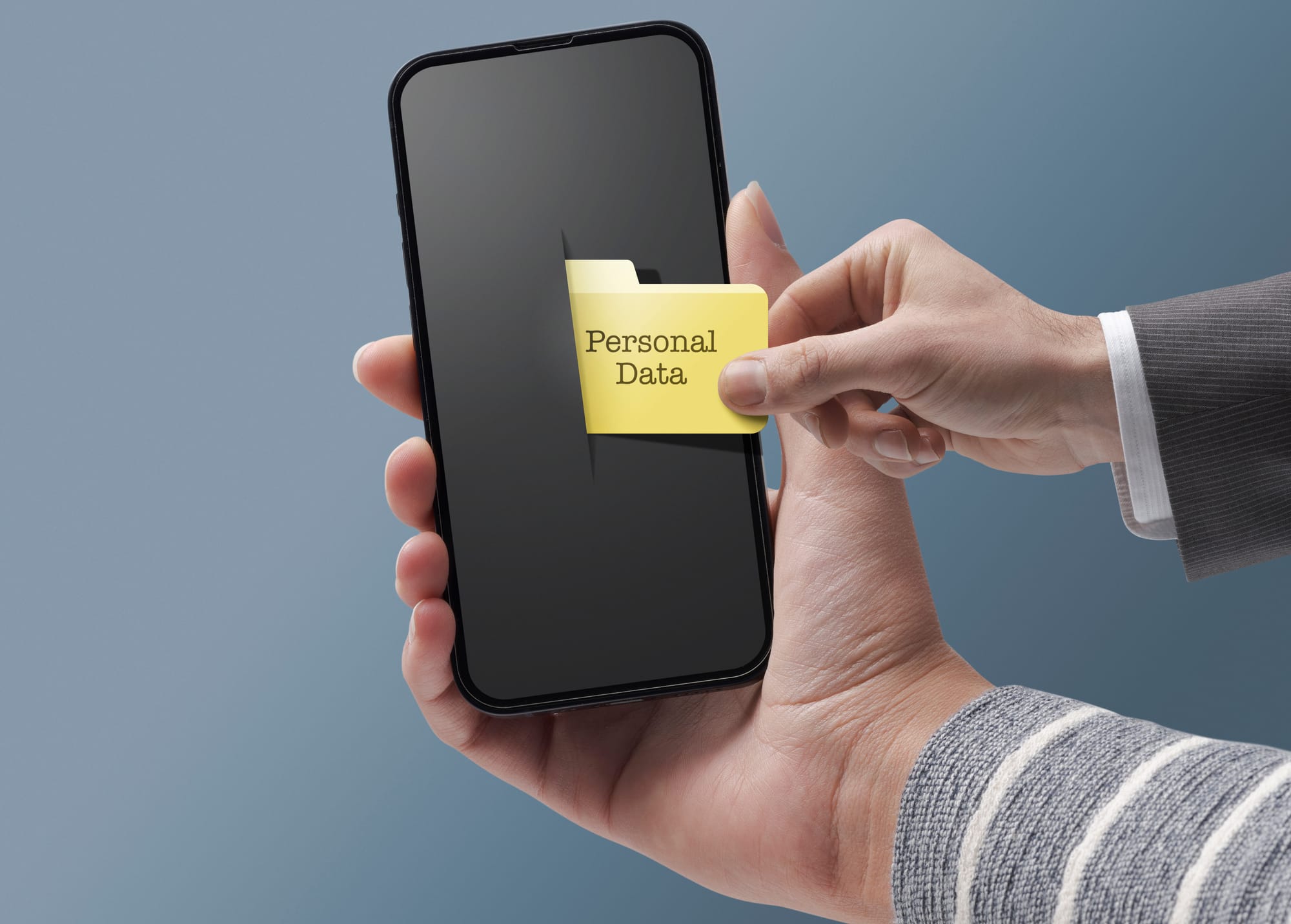 cybercriminal stealing sensitive data